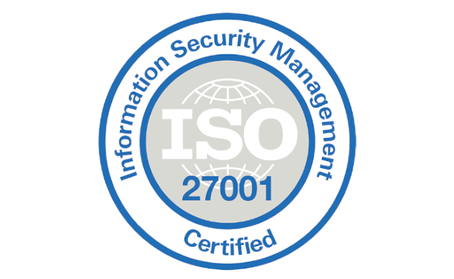 ISO 27001 certified